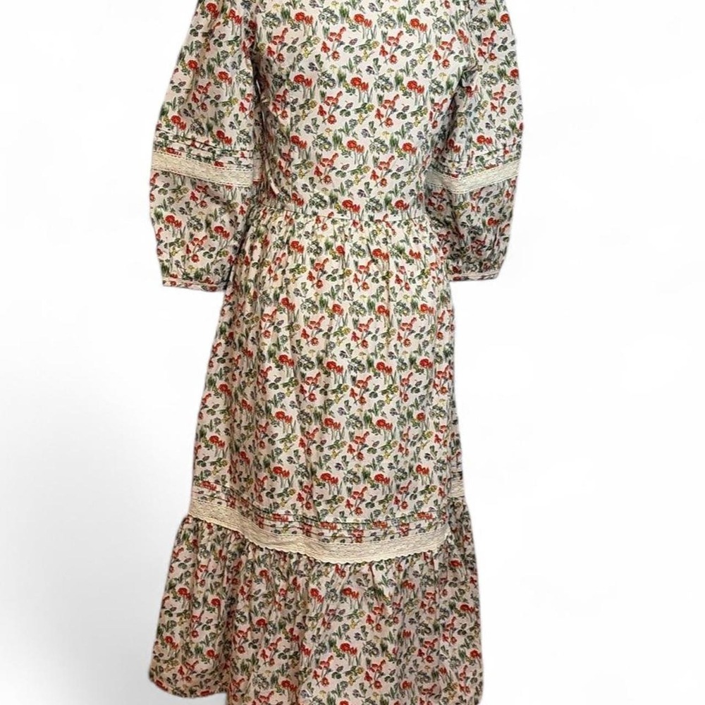NWT Meadows Ixora Floral Prairie Dress. Size 6 - Picture 6 of 8